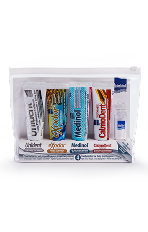 Toothpastes travel kit