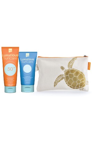 Packaging of the product Luxurious SunCare Pack Silk Cover & Eye Cream by InterMed