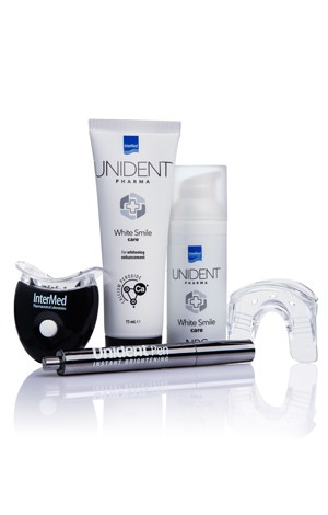 Προϊόντα που περιλαμβάνονται μέσα στο UNIDENT PHARMA White Smile KIT της InterMed.