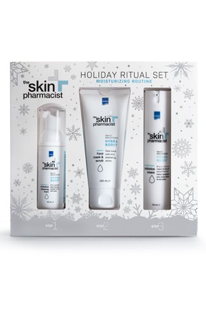 3-Product Hydration Skincare Set The Skin Pharmacist Hydra Boost Christmas Kit.