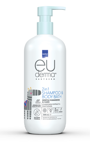 Shampoing et gel douche doux 2 en 1