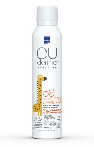 EUDERMA BABYDERM SUNSCREEN CREAM SPRAY 50 SPF 360