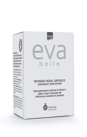 Eva Belle Retinoid Facial Capsules anti-aging capsules with a next-generation retinoid for smoother, renewed-looking skin.