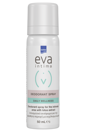 Το Eva Intima Deodorant Spray είναι ειδικά σχεδιασμένο για την ευαίσθητη περιοχή, για άμεση αίσθηση φρεσκάδας και άνεσης. 